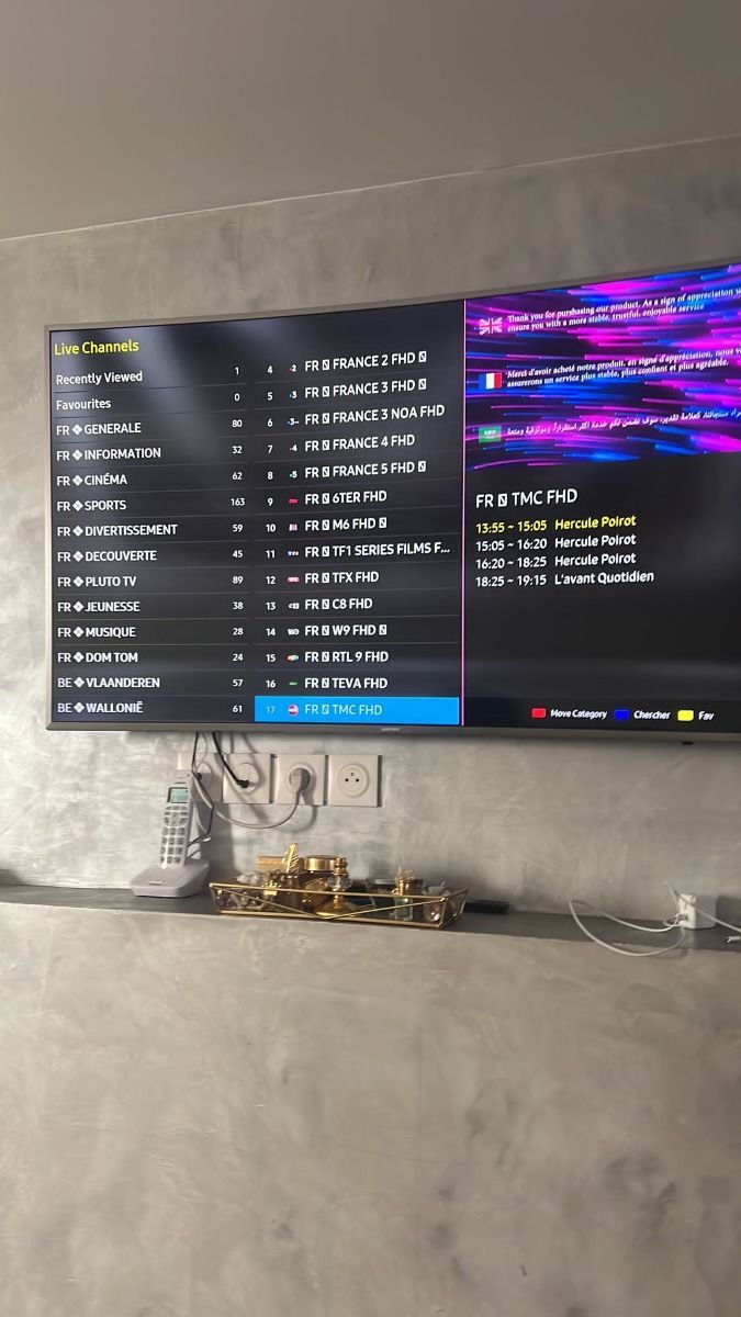 Customer viewing setup shared with Gold IPTV by Alex R.
